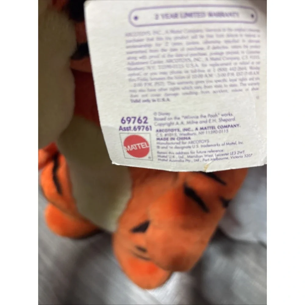 Walt Disney‎ Stuffed Plush Tigger LARGE Mattel Winnie The Pooh 24